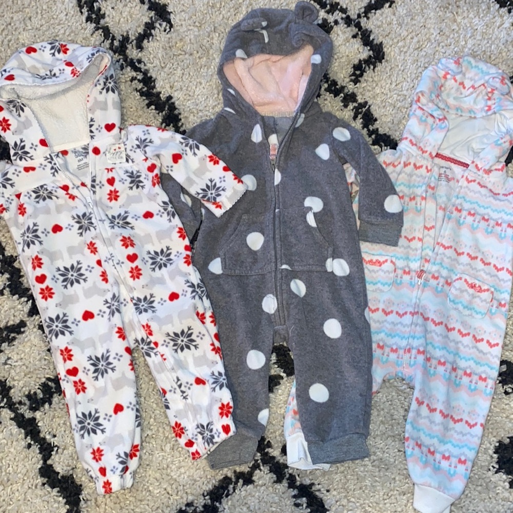 3 fleece outfits🎀